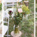Natural y romántica boda al aire libre