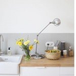 Flores en la cocina