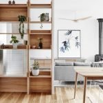 Separar ambientes mediante estanterías