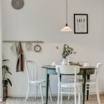 Mesas redondas en el comedor