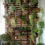 Jardín vertical en la terraza